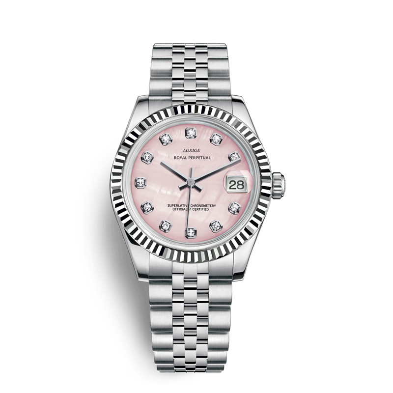 Minimalist Thin Watch - LGXIGE Kristal Kadın Bilezik Saatler Üst