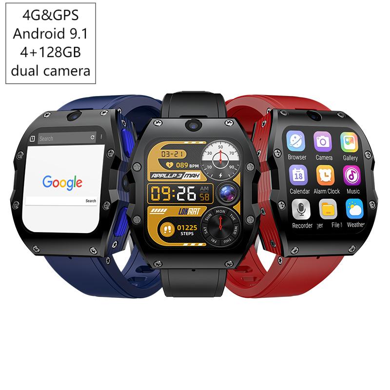 Watch Smartwatch - 4G Android Akıllı Saat 4+128GB GPS