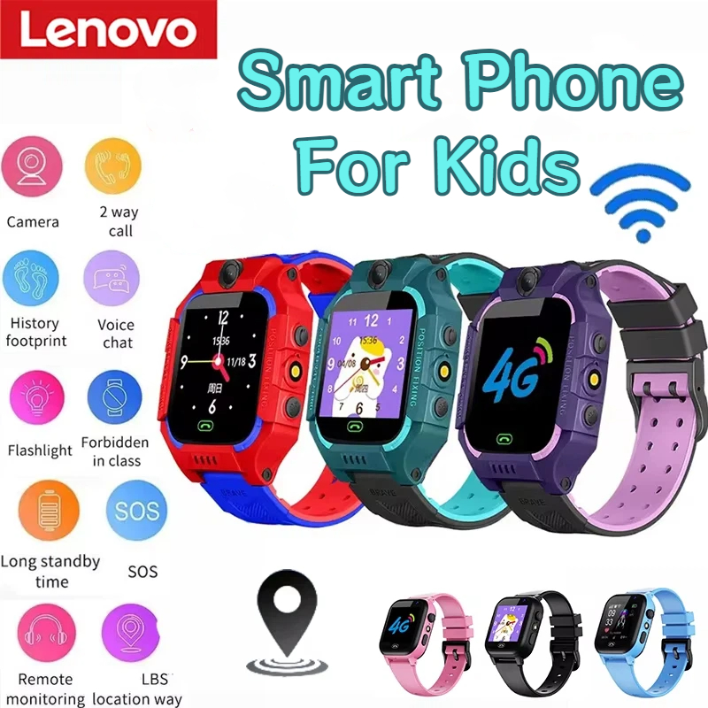 Smartwatch Watches For 12 Year Old Boy - Lenovo Çocuk Akıllı Saati Su Geçirmez