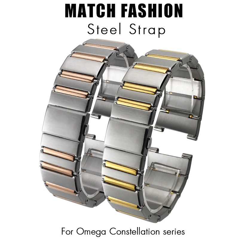 Omega Watch Constellation - 24mm 17mm Yüksek Kaliteli Paslanmaz Çelik