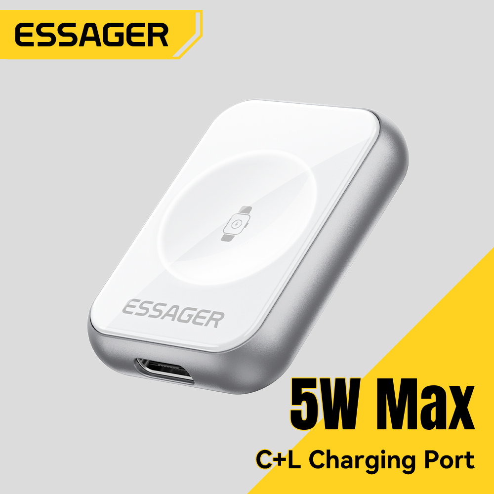 Watch 7 Smartwatch Iphone - Essager 5W Manyetik Kablosuz Şarj Cihazı