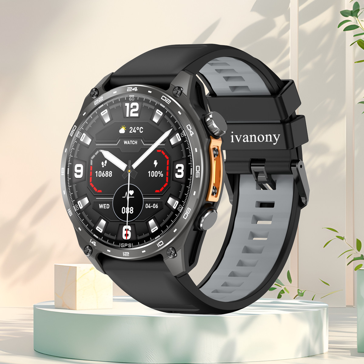 Smartwatch Watch Whatsapp - 3ATM Su Geçirmez Spor Akıllı Saat