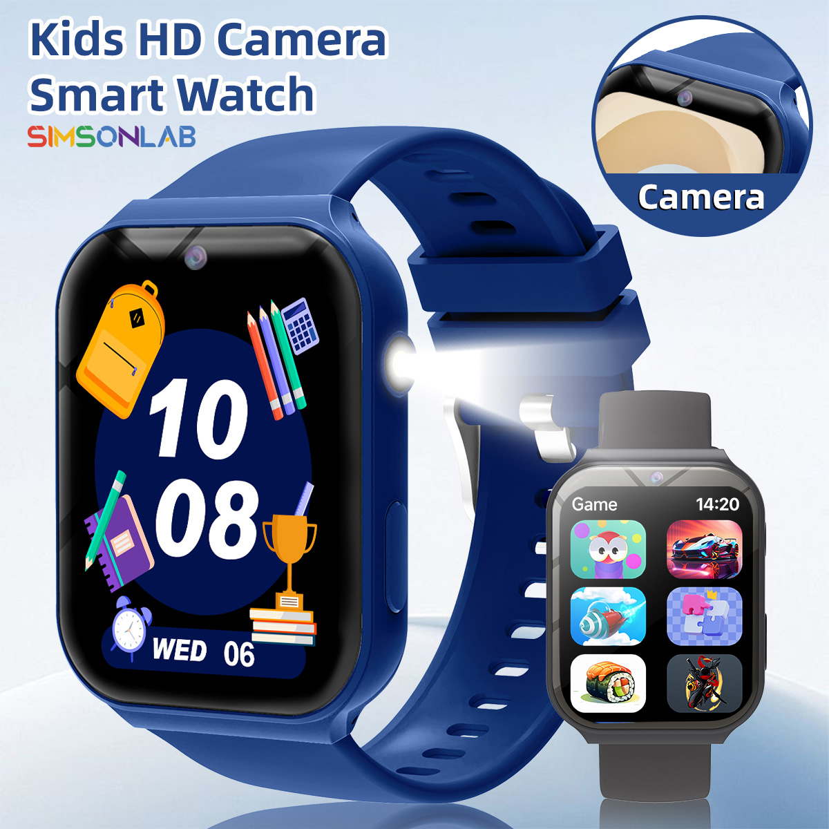 Smartwatch Watches For 12 Year Old Boy - Çocuklar İçin Çalışma Ortakları HD Kamera