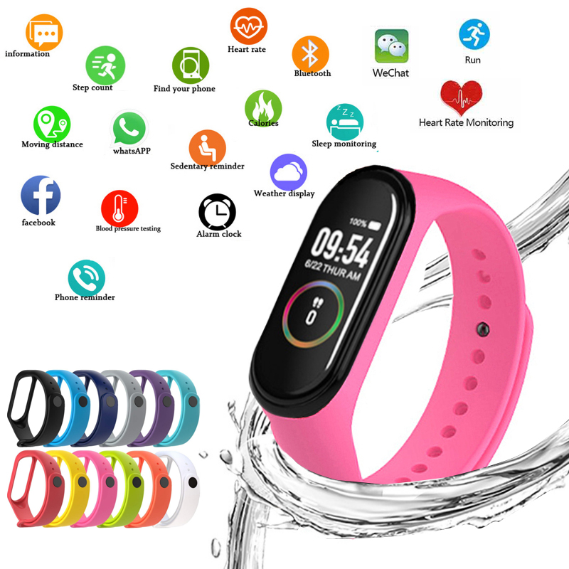 Smartwatch Branded Watches For Women - M4 akıllı saatler spor bilekliği kadınlar