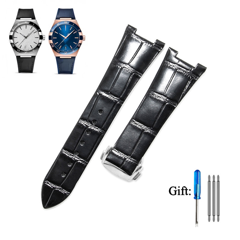 Omega Watch Constellation - Deri saat kayışı Omega Constellation Serisi