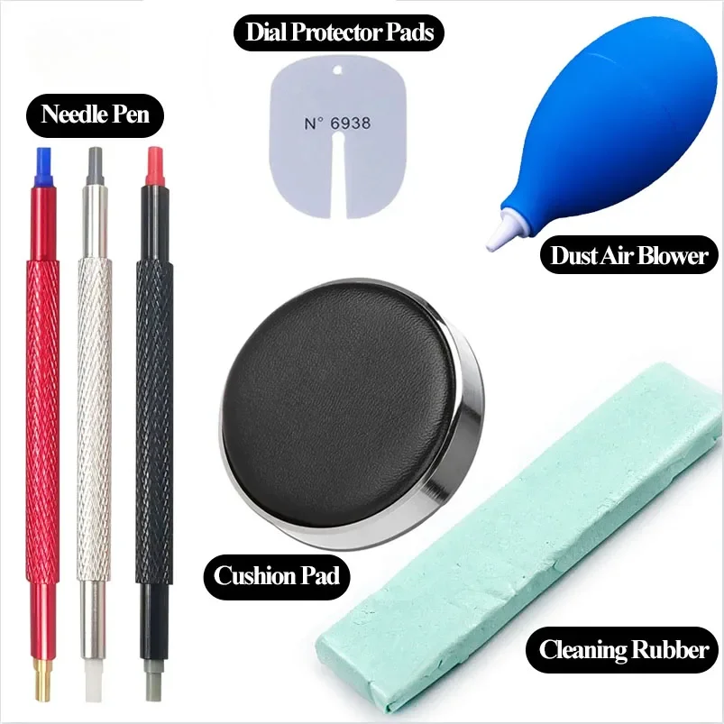 Crystal Press Tool - 1/7/13 adet saat tamir takımları kauçuk