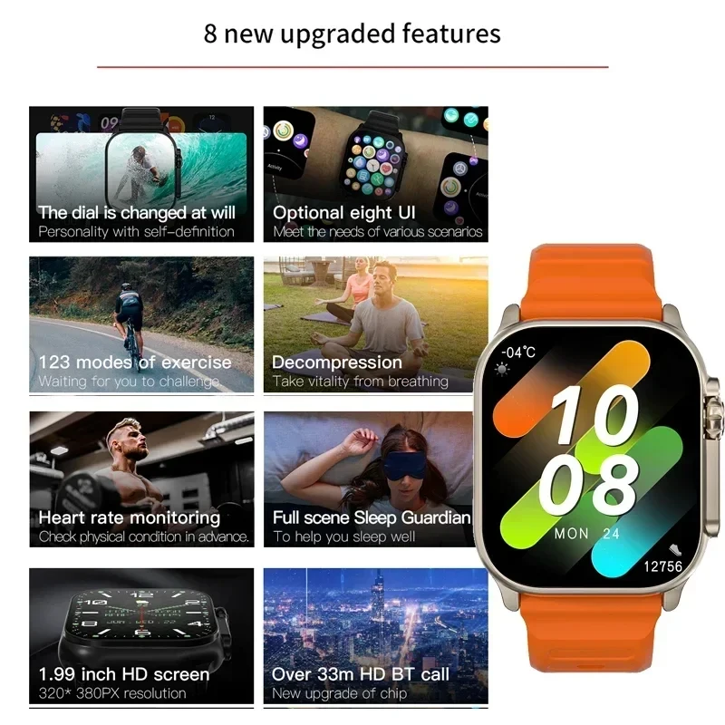 Yeni Watch T10 Ultra Akıllı Sa - Smartwatch Watches For Men With Gps incelemesi ve fiyatı