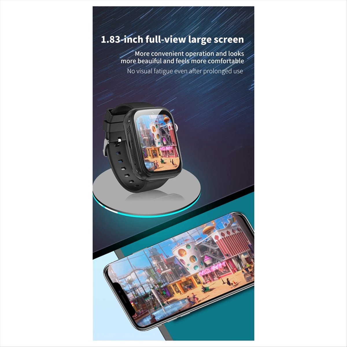 YENİ WhatsApp Akıllı 4G Video  - Smartwatch Watch Whatsapp incelemesi ve fiyatı