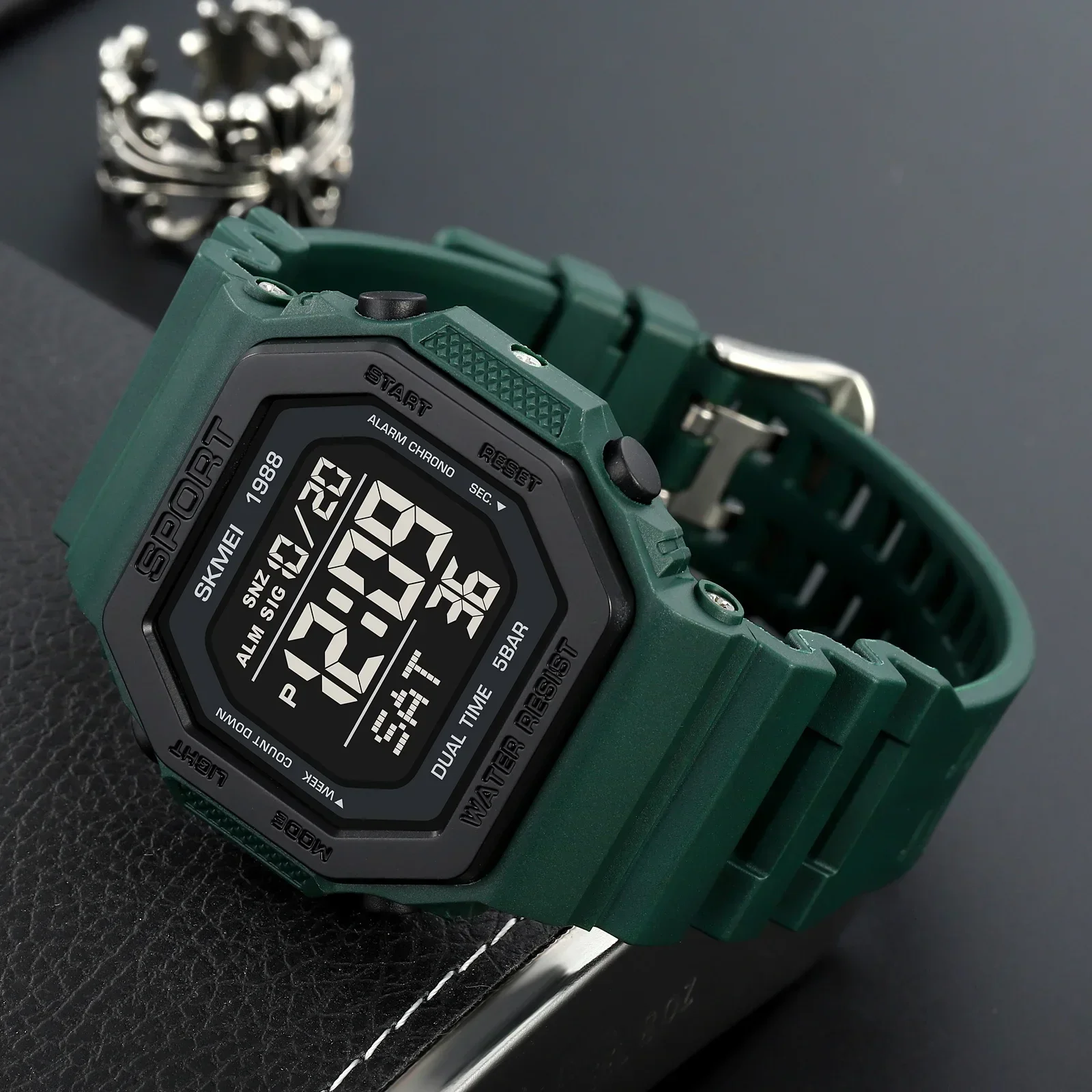 Skmei 1988 erkek Askeri Geri S - Tide Watch Surf incelemesi ve fiyatı