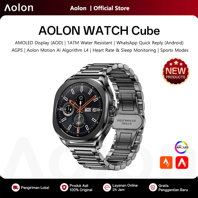 Aolon Cube Akıllı Saat 1.43