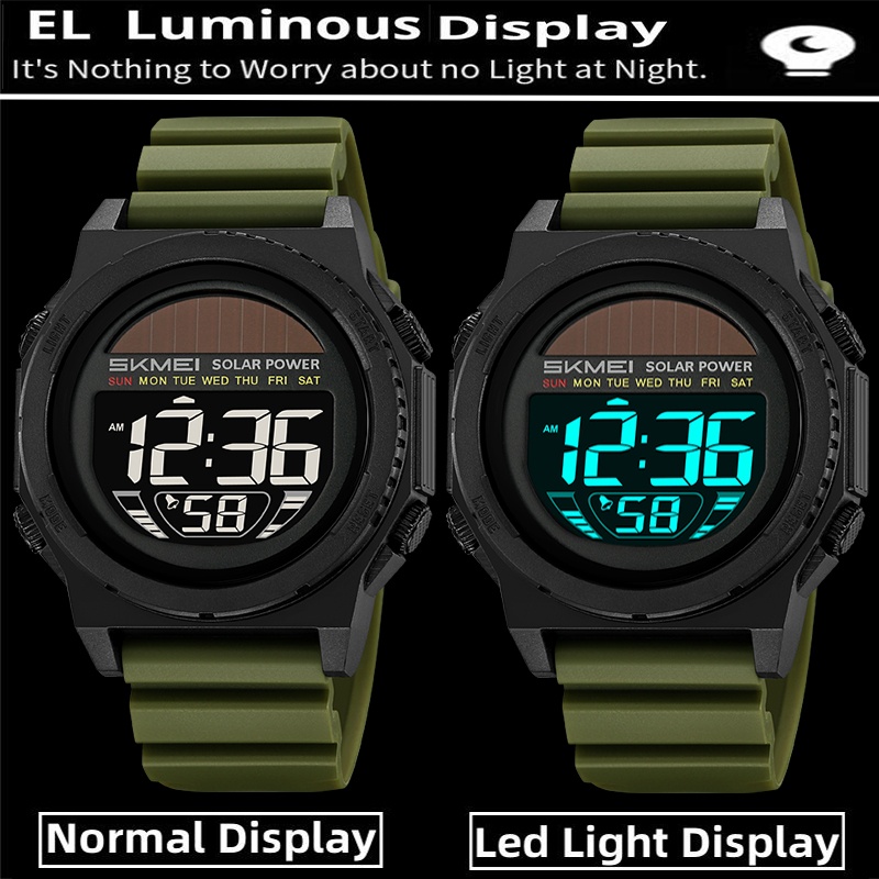 Skmei Güneş Enerjisi Dijital S - Tide Watch Surf incelemesi ve fiyatı