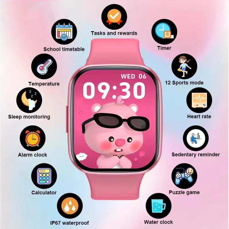 Öğrenci akıllı saatler çocukla - Smartwatch Watches Birthday Gift For Girls incelemesi ve fiyatı