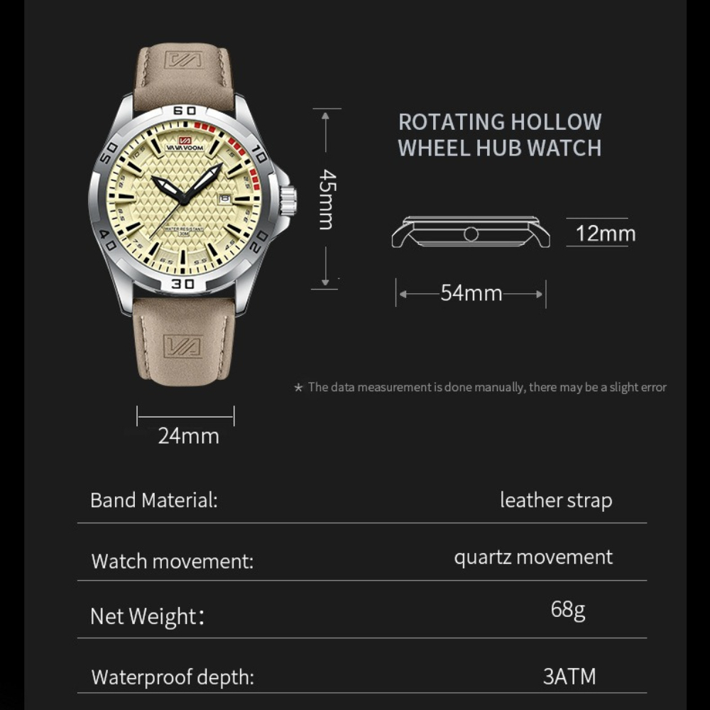 VAVAVOOM 2581 Büyük Kadranlı K - Smartwatch Premium Watches For Men incelemesi ve fiyatı