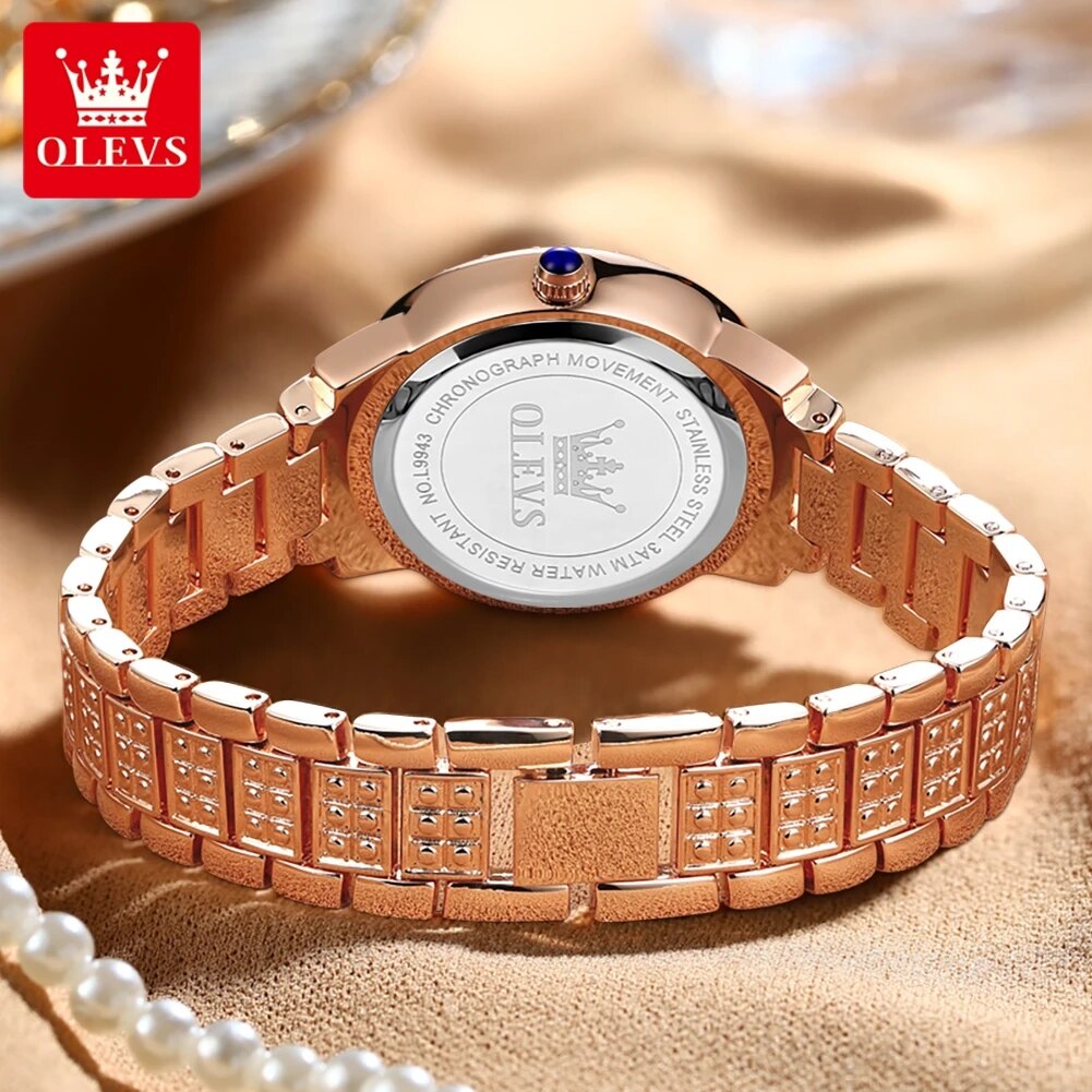 OLEVS 9943 lüks tüm elmas orij - Minimalist Thin Watch incelemesi ve fiyatı