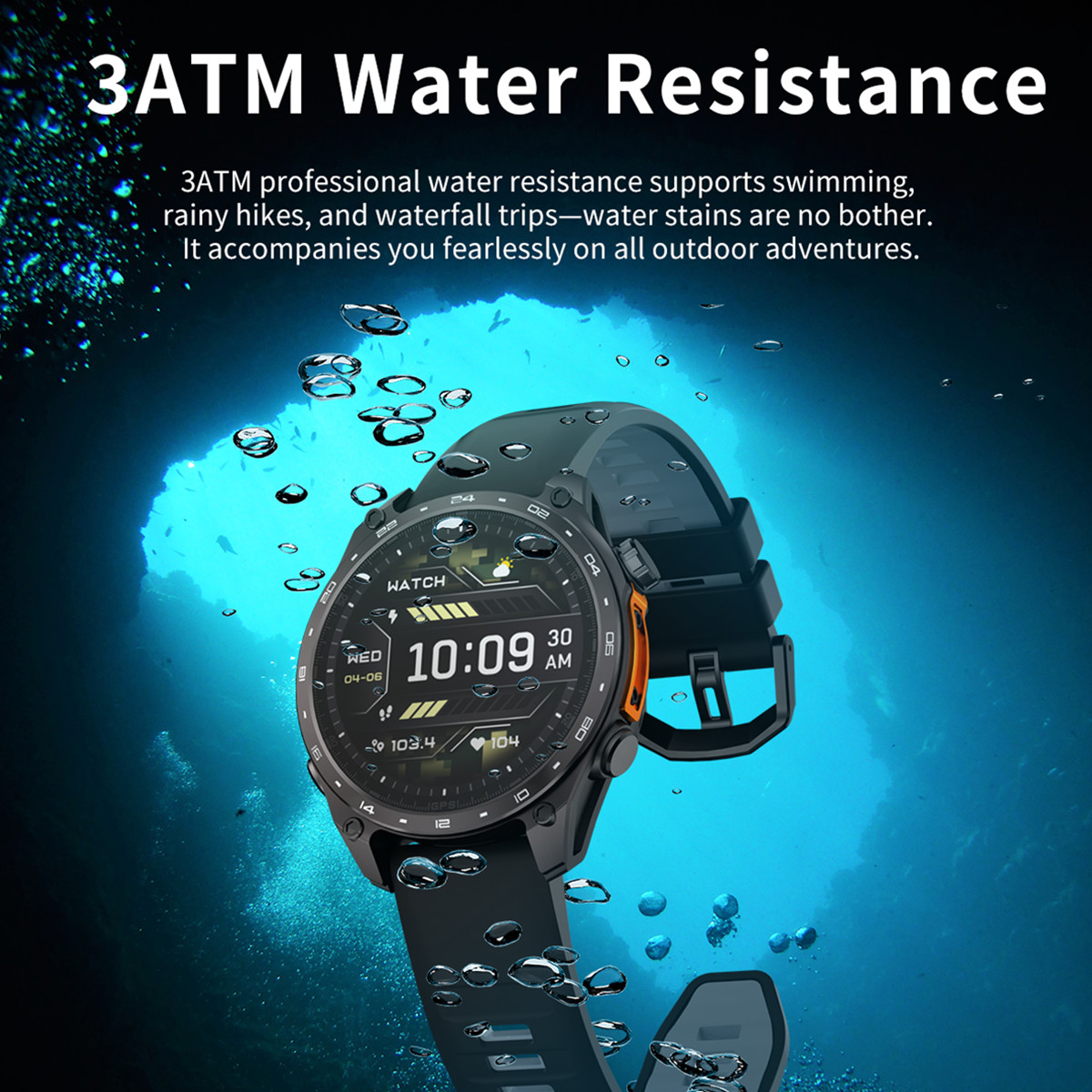 3ATM Su Geçirmez Spor Akıllı S - Smartwatch Watch Whatsapp incelemesi ve fiyatı