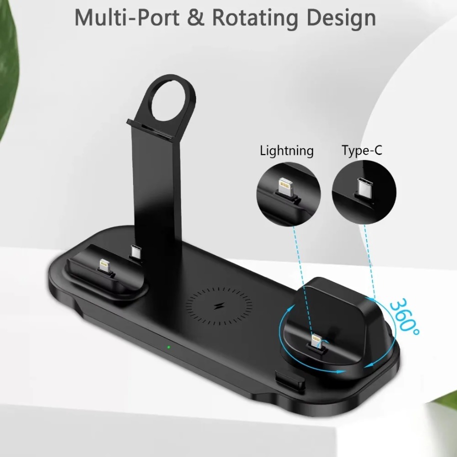7'si 1 Arada Kablosuz Şarj Sta - Watch 7 Smartwatch Iphone incelemesi ve fiyatı