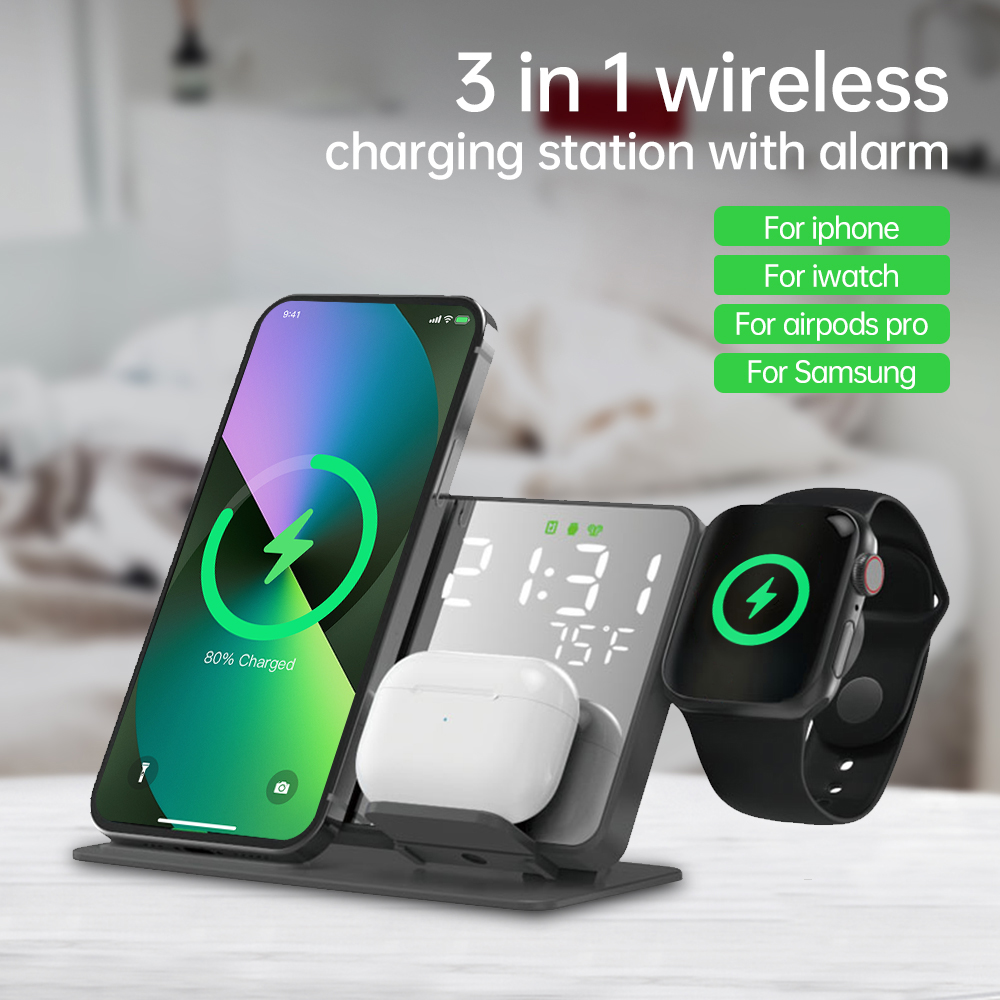 3 in 1 kablosuz şarj iPhone 14 - Watch 7 Smartwatch Iphone incelemesi ve fiyatı