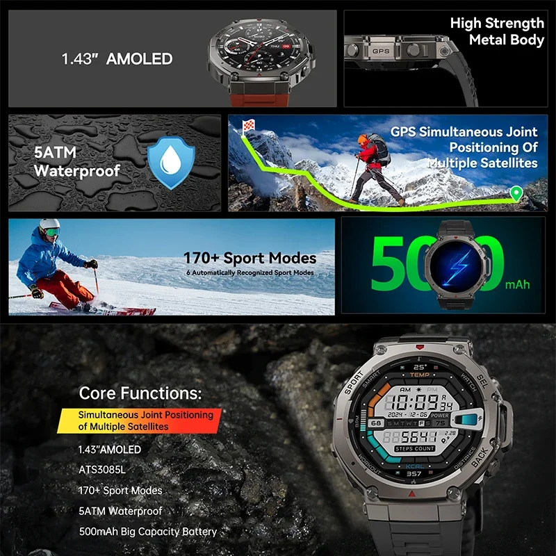 2026 Yeni Askeri DM58 GPS Akıl - Smartwatch Watches For Men With Gps incelemesi ve fiyatı