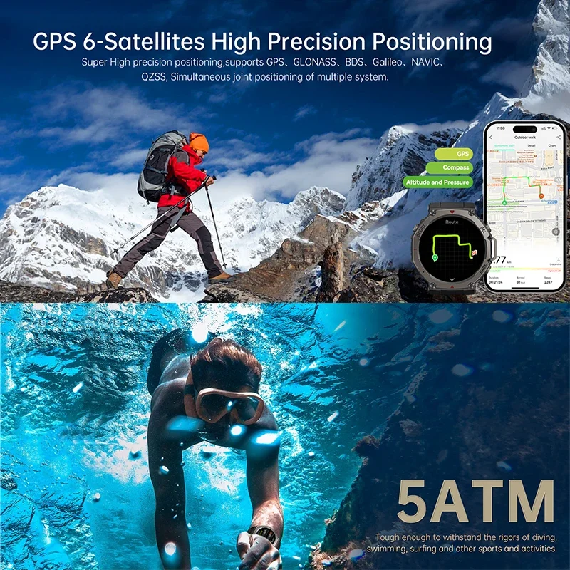 2026 Yeni Askeri DM58 GPS Akıl - Smartwatch Watches For Men With Gps incelemesi ve fiyatı
