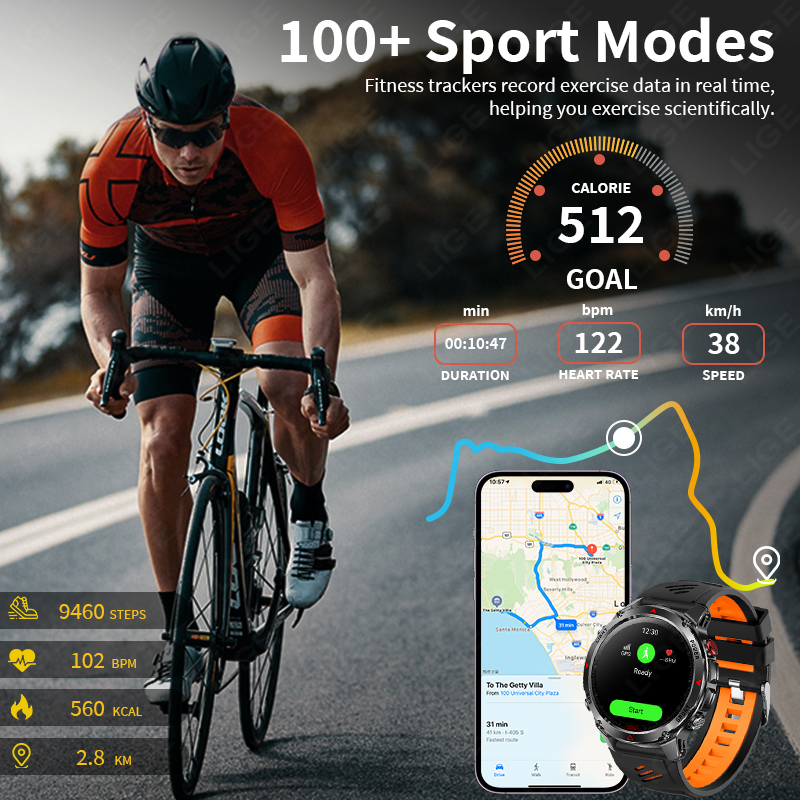 LIGE yeni akıllı saat erkekler - Smartwatch Premium Watches For Men incelemesi ve fiyatı