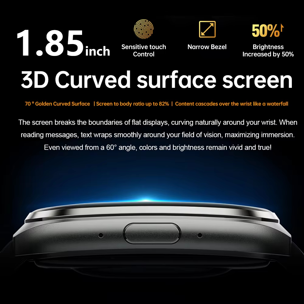 AMOLED 2026 HD 3D Kavisli yüze - Smartwatch Sports Watches For Women incelemesi ve fiyatı
