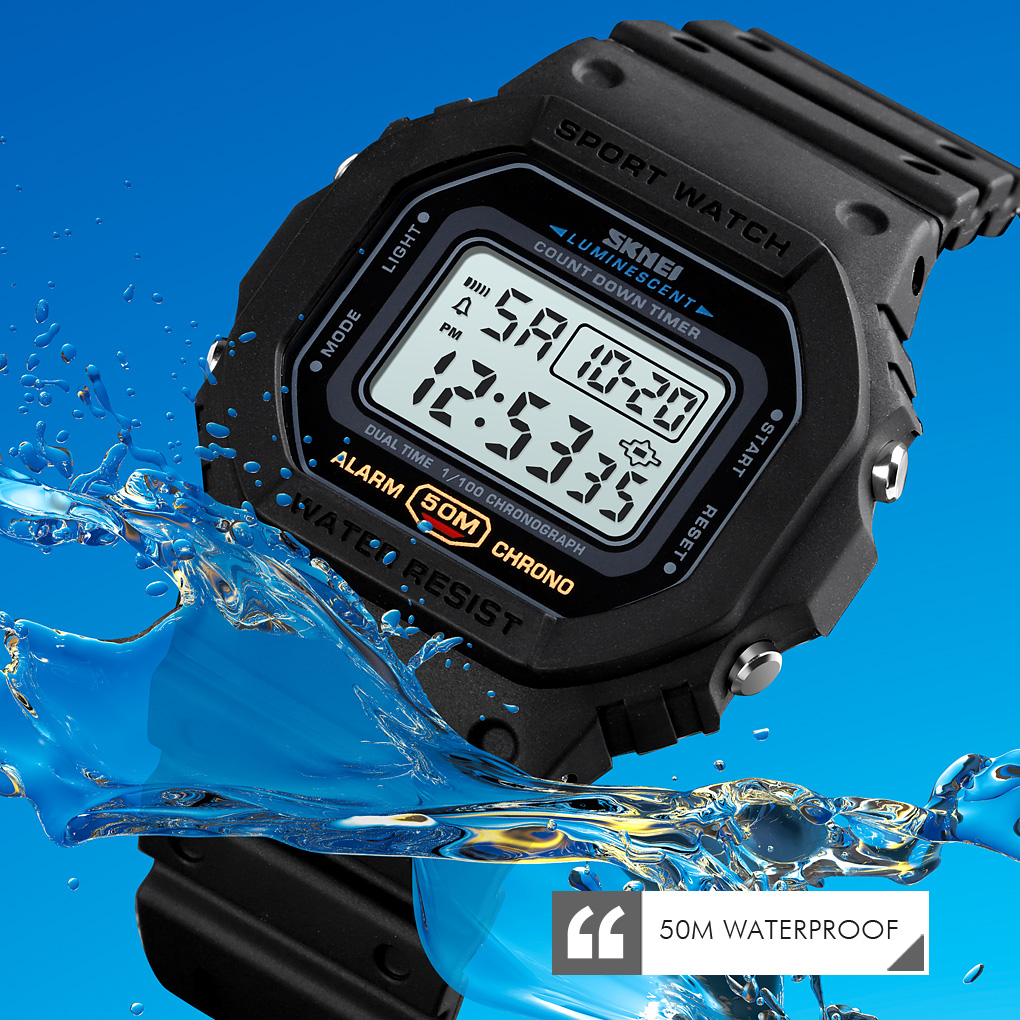 SKMEI 1628 reloj hombre Çok Fo - Tide Watch Surf incelemesi ve fiyatı
