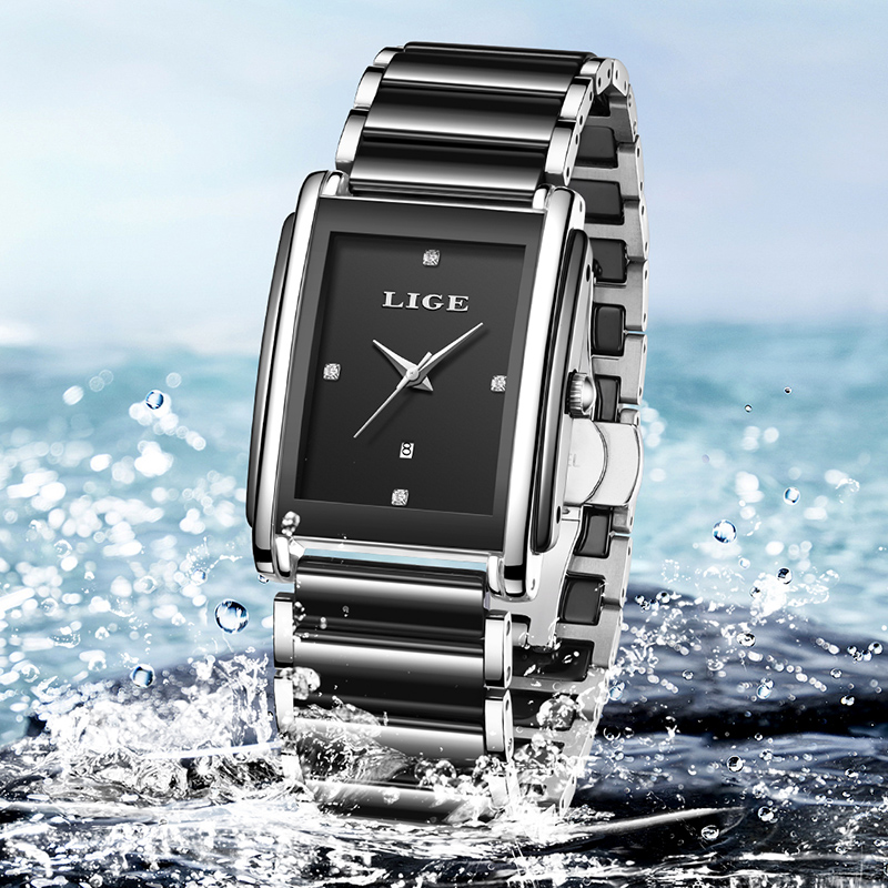 LIGE Yeni Lüks Kadın Saatler Z - Waterproof Diving Watch incelemesi ve fiyatı