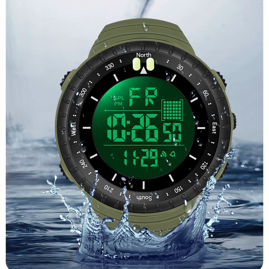 SYNOKE açık askeri dijital saa - Tide Watch Surf incelemesi ve fiyatı