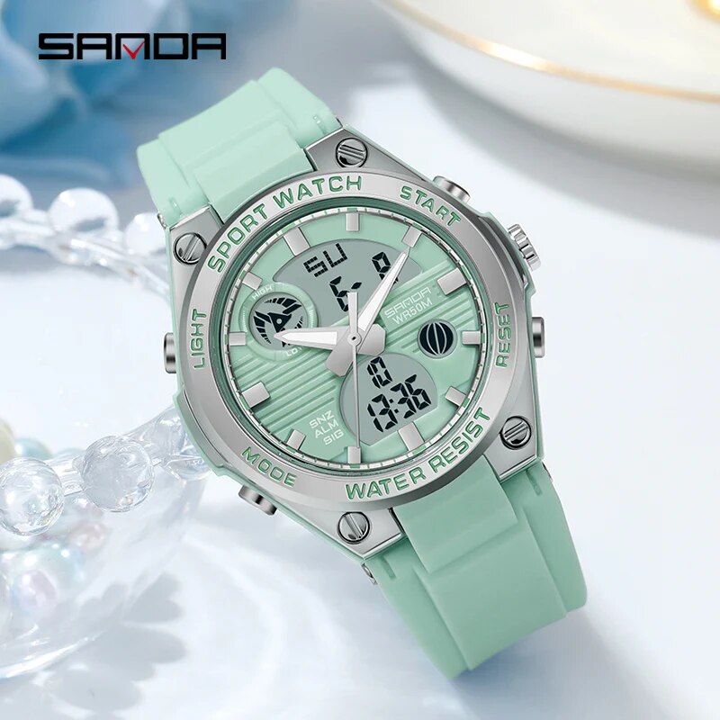 SANDA marka G tarzı LED dijita - Minimalist Thin Watch incelemesi ve fiyatı