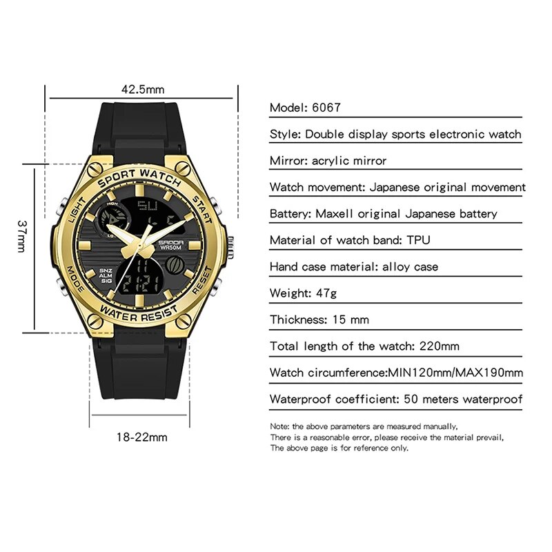 SANDA marka G tarzı LED dijita - Minimalist Thin Watch incelemesi ve fiyatı