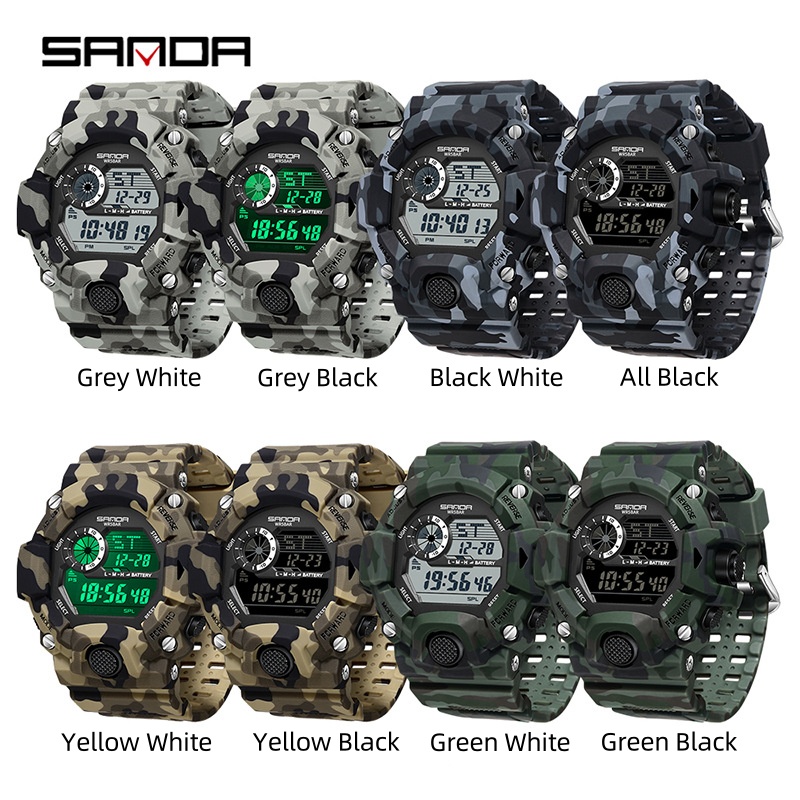SANDA 2183 elektronik saat mod - Tide Watch Surf incelemesi ve fiyatı
