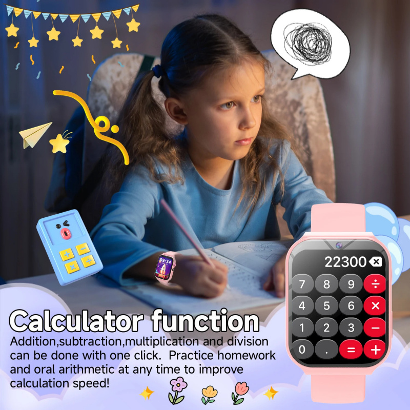 Çocuklar İçin Yeni Akıllı Saat - Smartwatch Watches Birthday Gift For Girls incelemesi ve fiyatı
