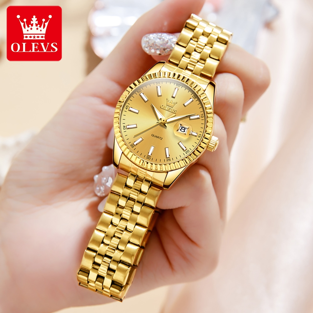 OLEVS 5593 kuvars kadın izle s - Waterproof Diving Watch incelemesi ve fiyatı