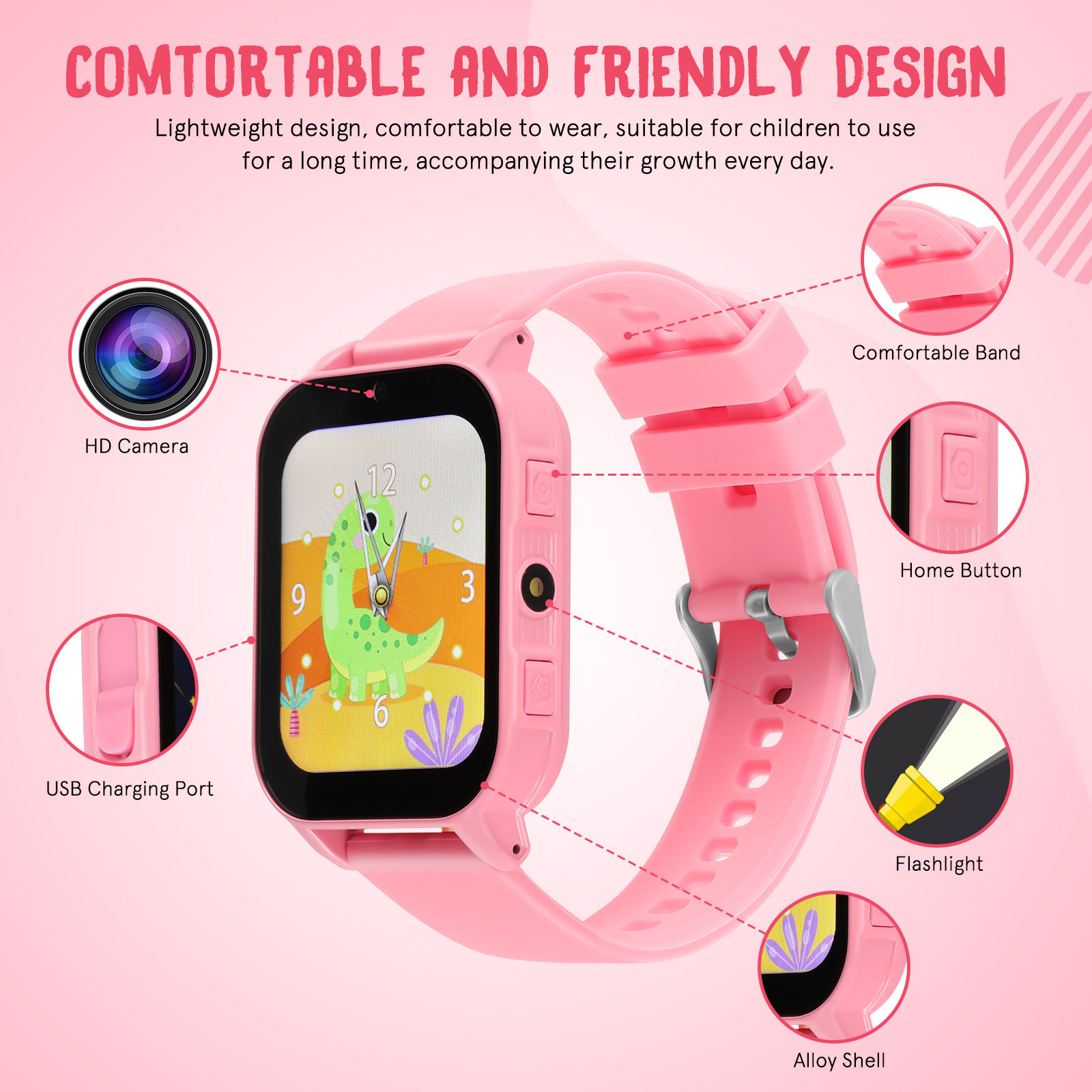 Çocuklar için Oyunlu Dijital A - Smartwatch Watches For Kids incelemesi ve fiyatı