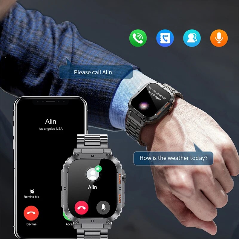 LIGE açık spor spor Smartwatch - Smartwatch Digital Watches For Men incelemesi ve fiyatı