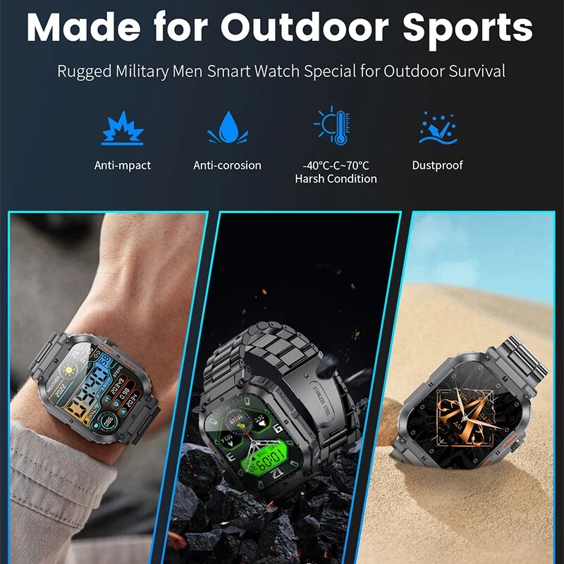 LIGE açık spor spor Smartwatch - Smartwatch Digital Watches For Men incelemesi ve fiyatı