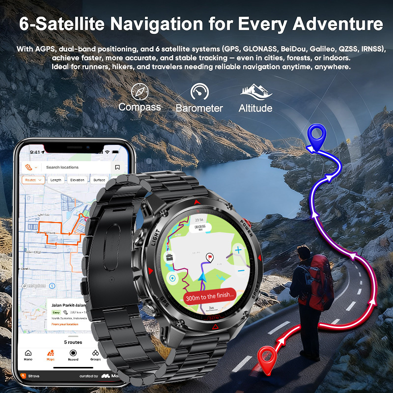 T-Rex 3 Pro Askeri Sınıf AGPS  - Smartwatch Watches For Men With Gps incelemesi ve fiyatı