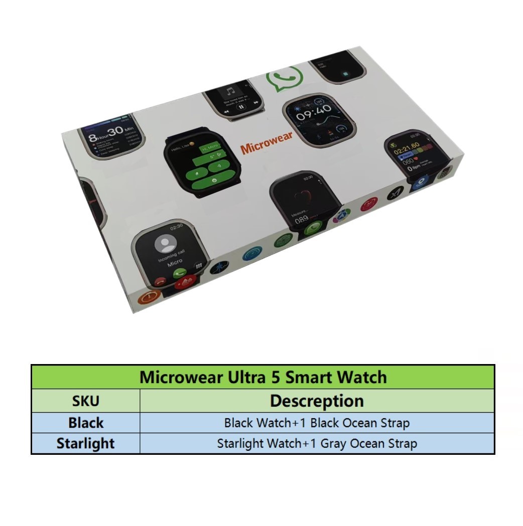 Whatsapp Hızlı Yanıtlar Ultra5 - Smartwatch Watch Whatsapp incelemesi ve fiyatı