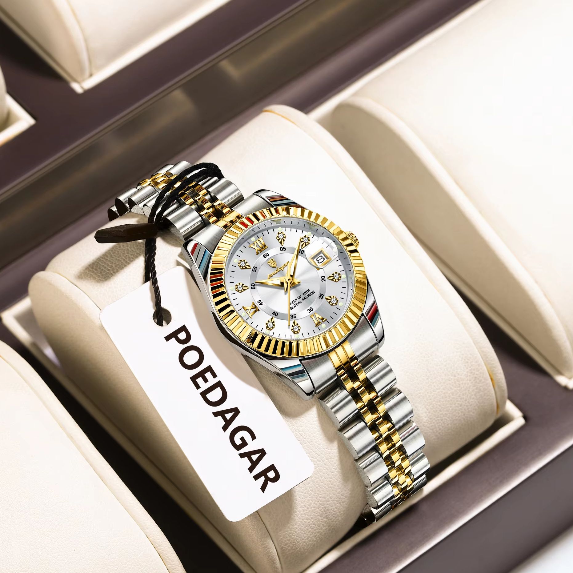 POEDAGAR Moda Lüks Bayan Kol S - Waterproof Diving Watch incelemesi ve fiyatı