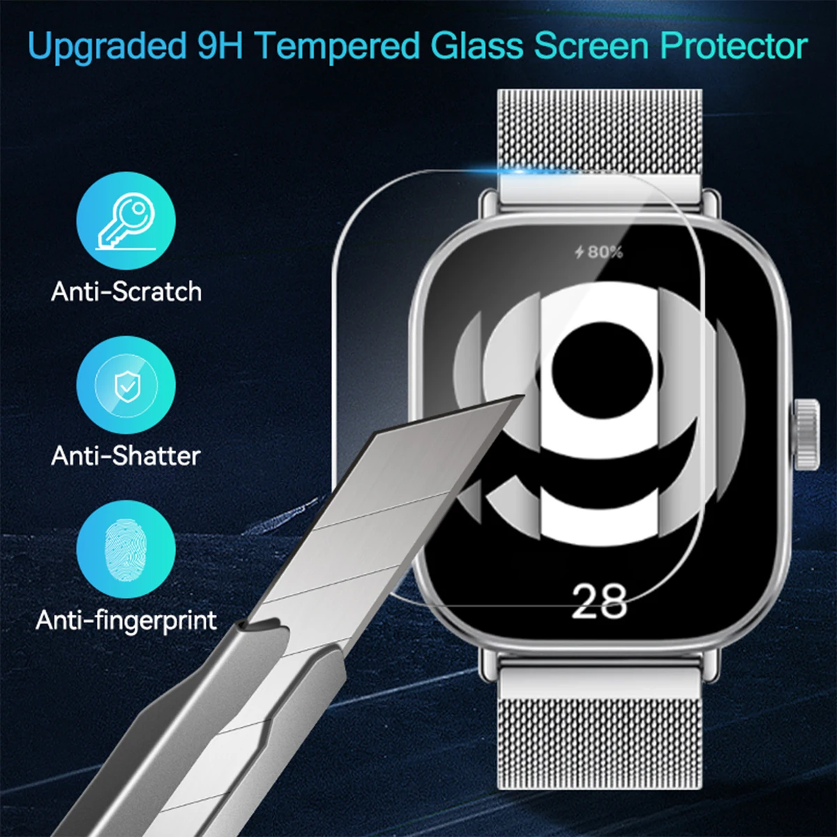 Temperli Cam Xiaomi Redmi için - Smartwatch Redmi Watches incelemesi ve fiyatı