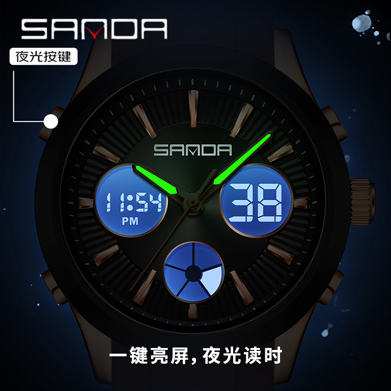 SANDA elektronik saat ışıklı 3 - Smartwatch Watches Girls incelemesi ve fiyatı
