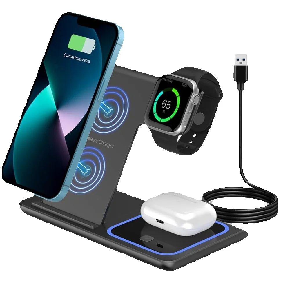 15W 3'ü 1 Arada LED Hızlı Kabl - Watch 7 Smartwatch Iphone incelemesi ve fiyatı