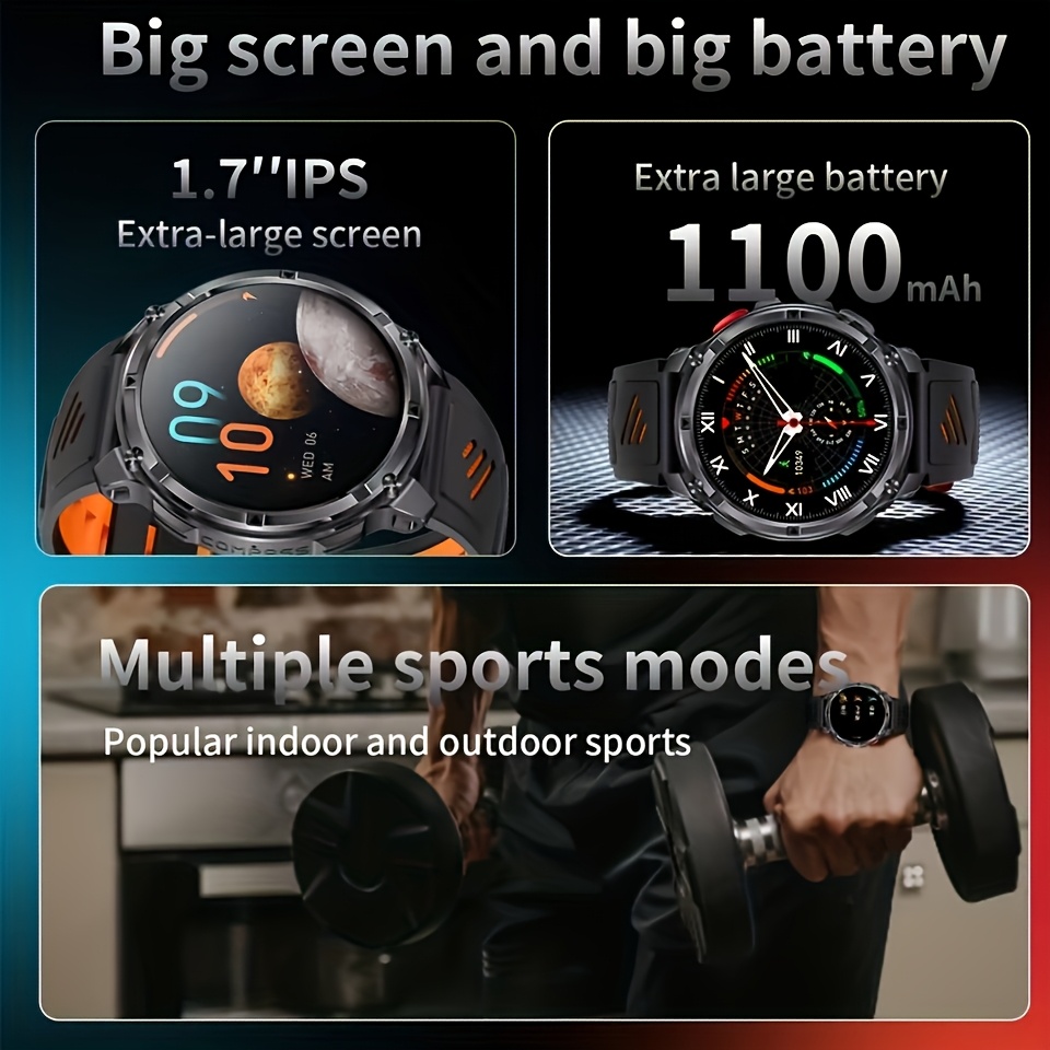 Yeni T-REX3 Ultra 1100mAh Pil  - Smartwatch Watches For Men With Gps incelemesi ve fiyatı