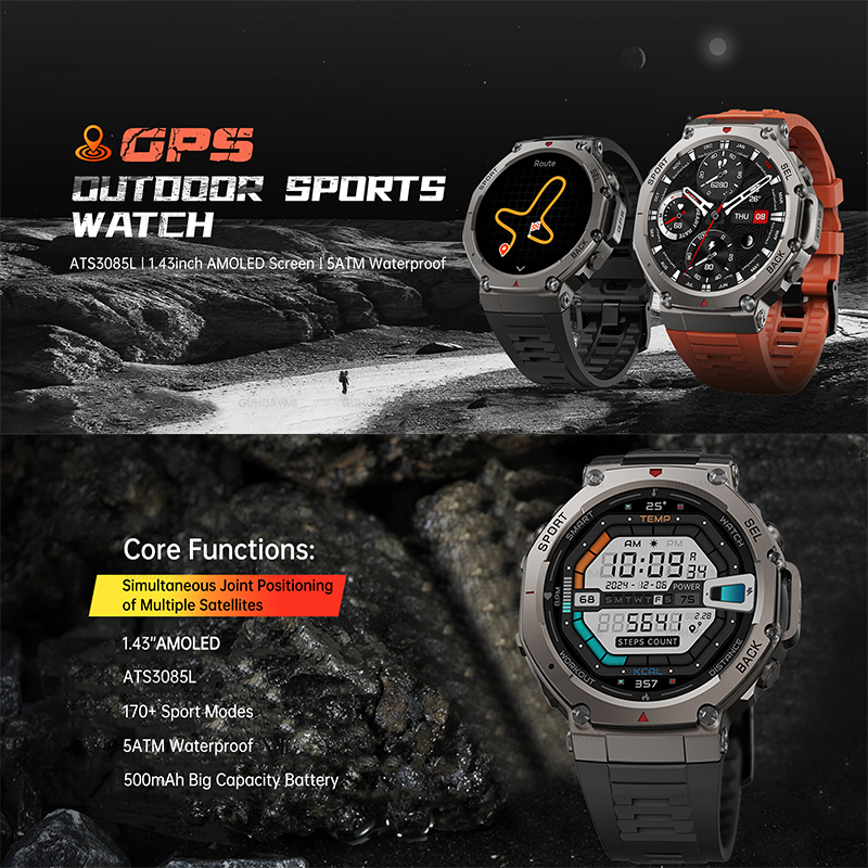2026 Popüler Yeni Askeri GPS E - Smartwatch Watches For Men With Gps incelemesi ve fiyatı