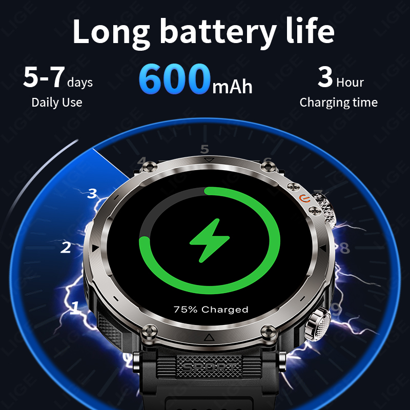 Yeni Askeri Açık Hava Akıllı S - Watch Smartwatch incelemesi ve fiyatı