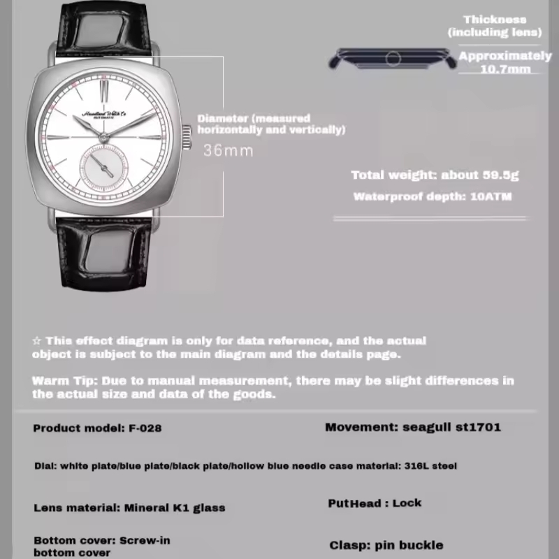 Hruodland 2025 Erkek Mekanik S - Tide Watch Surf incelemesi ve fiyatı