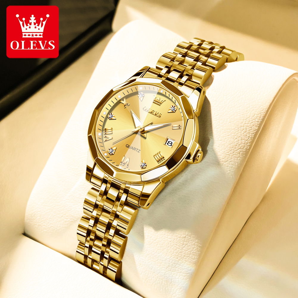 OLEVS Moda Altın İzle Kadınlar - Waterproof Diving Watch incelemesi ve fiyatı