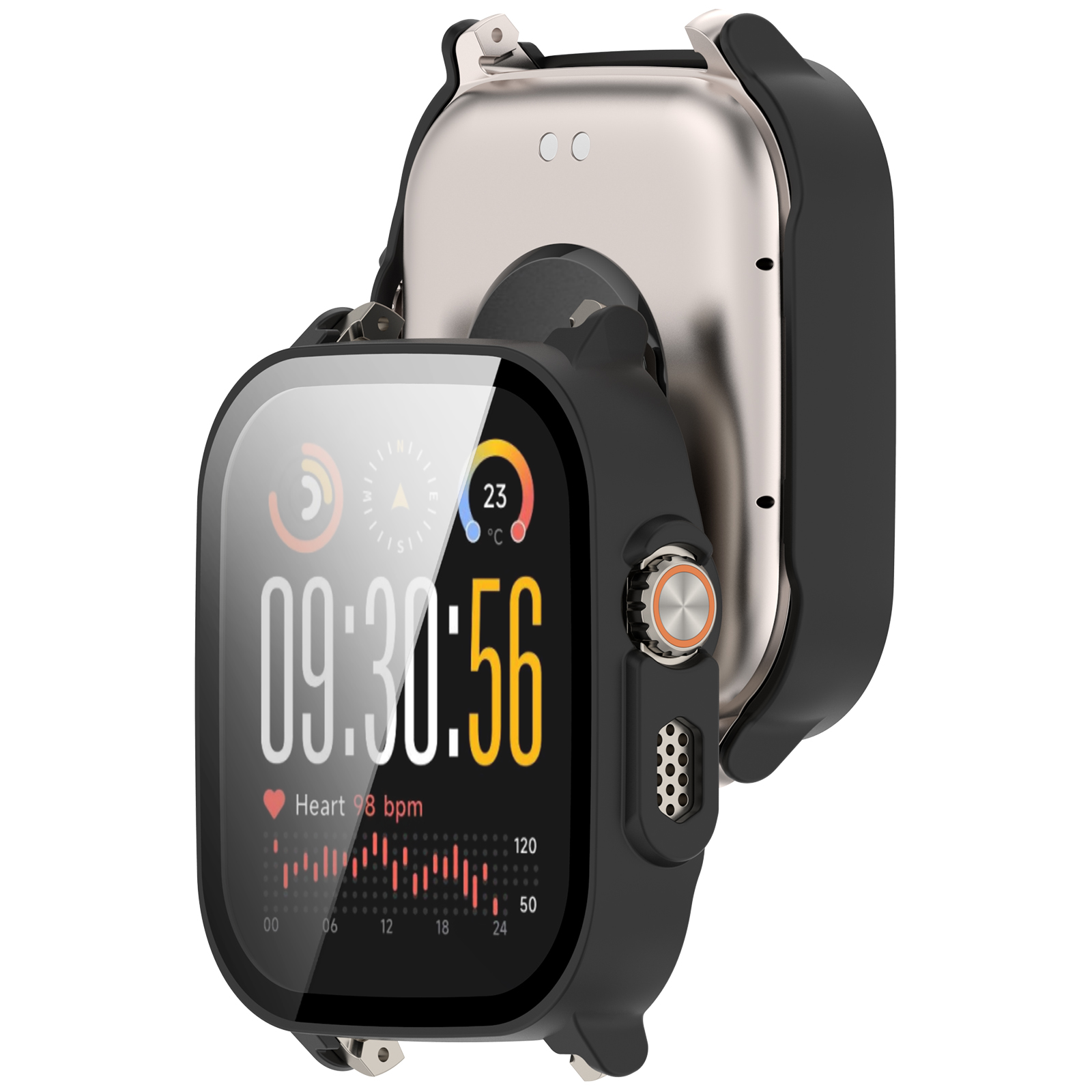 Realme Watch 5 için PC Kılıf + - Watch S Realme incelemesi ve fiyatı