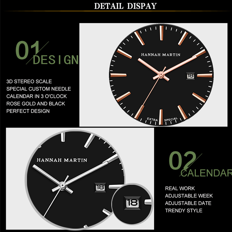 Moda erkekler için İzle İş sti - Minimalist Thin Watch incelemesi ve fiyatı