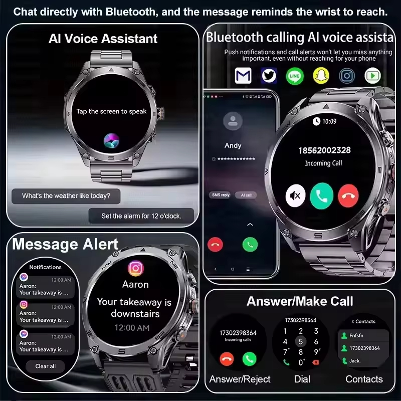GPS SmartWatch IP69 Su Geçirme - Smartwatch Premium Watches For Men incelemesi ve fiyatı